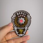 Bekçi Plastik Arma - Yapışkanlı