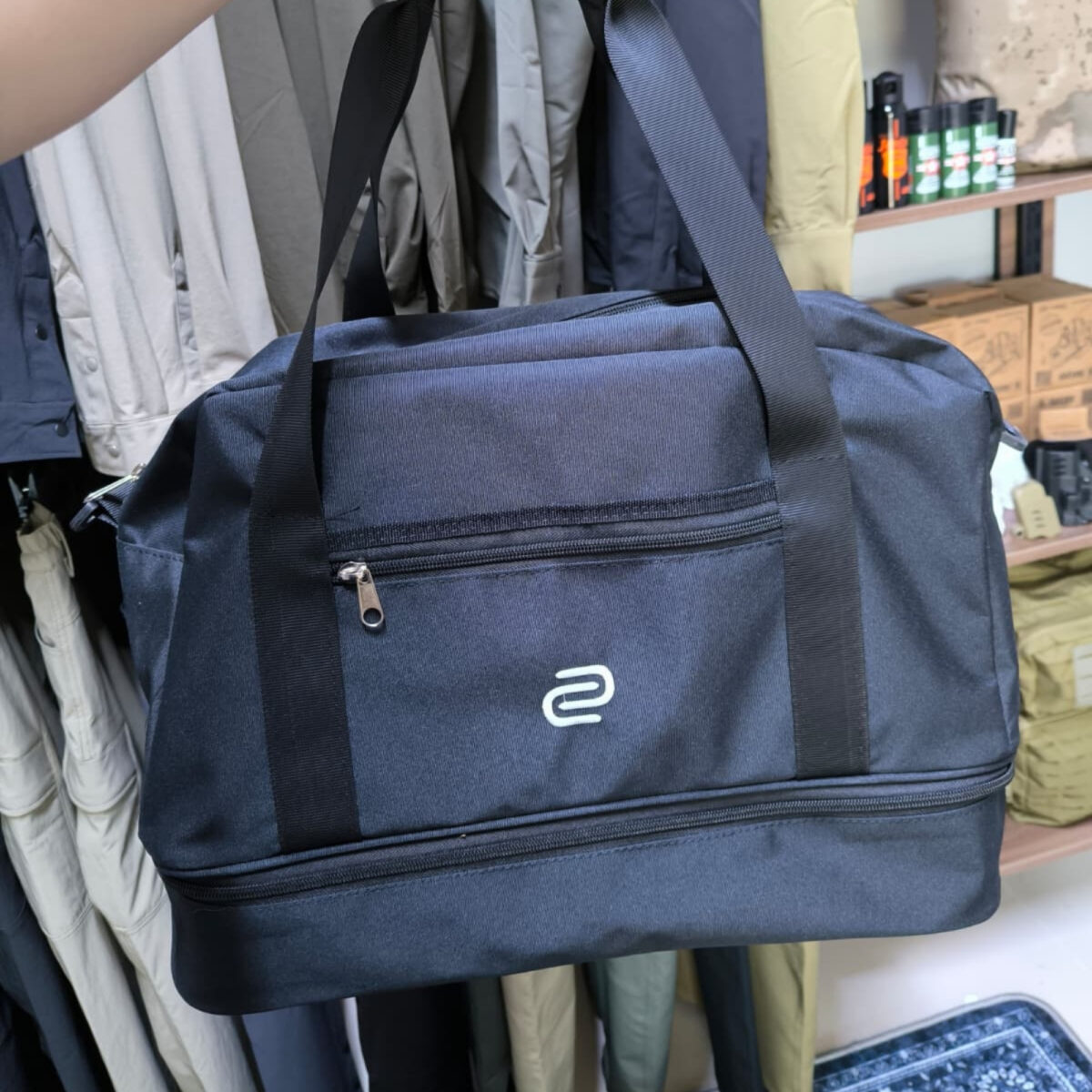 Ayakkabı Bölmeli Su Geçirmez Çok Gözlü El Ve Omuz Çantası