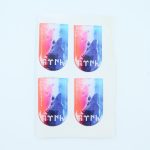 BÖRÜ Bozkurt Şarjör Altı Tabanca Stickerı (Yapışkanlı) - 8'li Paket