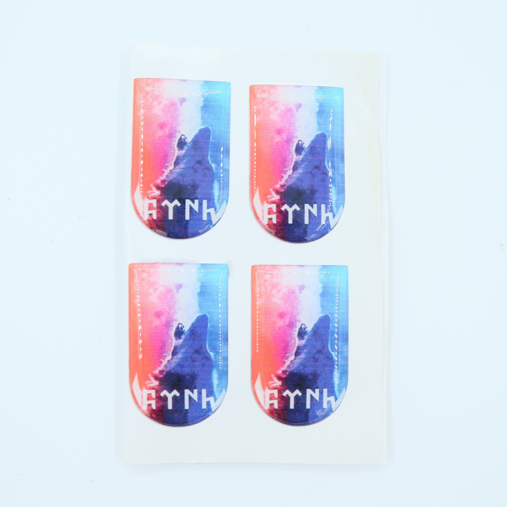 4-TABANCA-STICKER BÖRÜ Bozkurt Şarjör Altı Tabanca Stickerı (Yapışkanlı) - 8'li Paket - Görsel 1