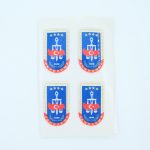 Jandarma Şarjör Altı Tabanca Stickerı (Yapışkanlı) - 8'li Paket