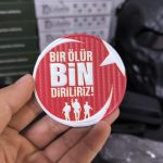 "Bir Ölür Bin Diriliriz" Türk Bayrağı Peç
