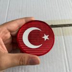 TPU Plastik Türk Bayrağı Patch Arma